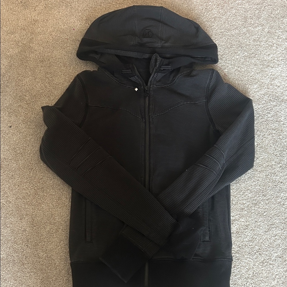 Lululemon Black Hooded Jacket
